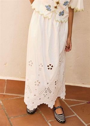 Trine skirt White Cutwork Sissel Edelbo 